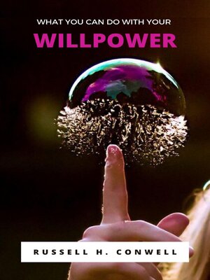 cover image of What you can do with your will power